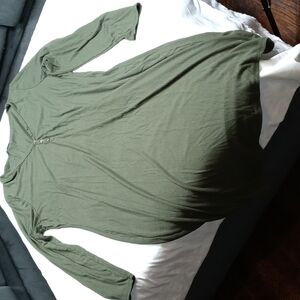 Fashion nova forest green long sleeved dress